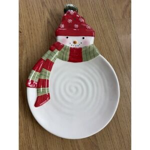 Hallmark Ceramic Snowman Spoon Rest